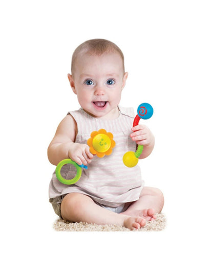 WinFun Spinning Daisy Rattle ’N Teether