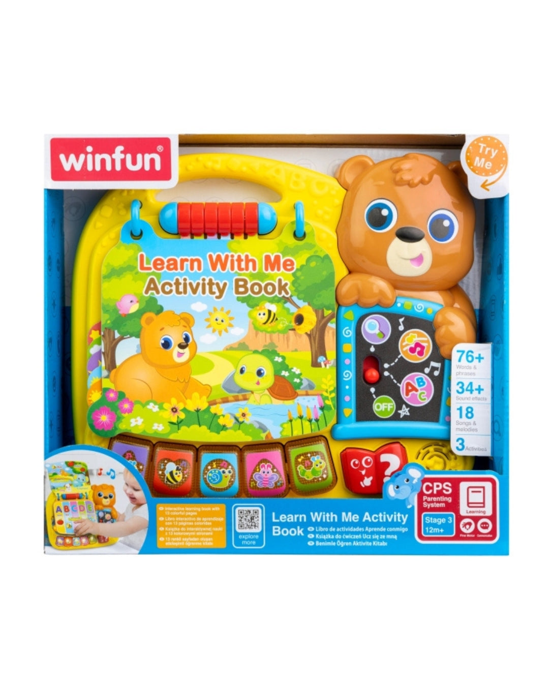 Interactive Learning Book – 13 Colorful Pages