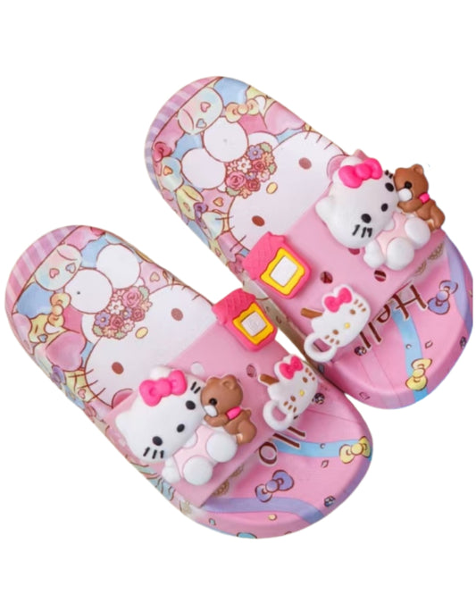 Hello Kitty Kids Slippers (Assorted Sizes 26–30)