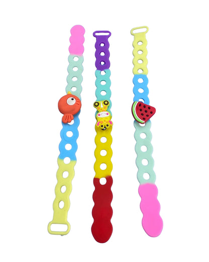 Silicone Charm Bracelet (Assorted)