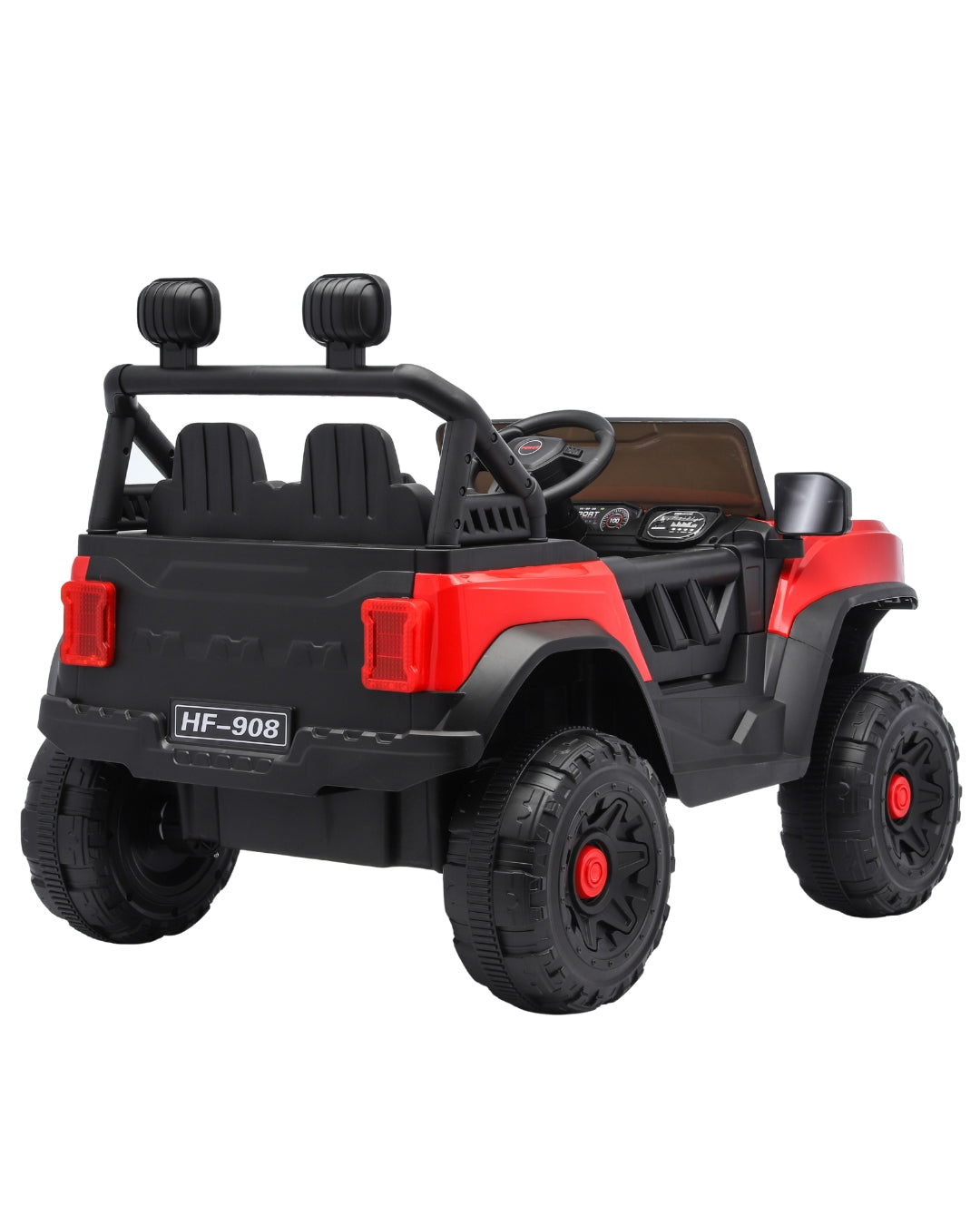 Red Kids Ride-On Jeep