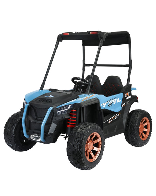 2-Seater Electric UTV Buggy - Blue