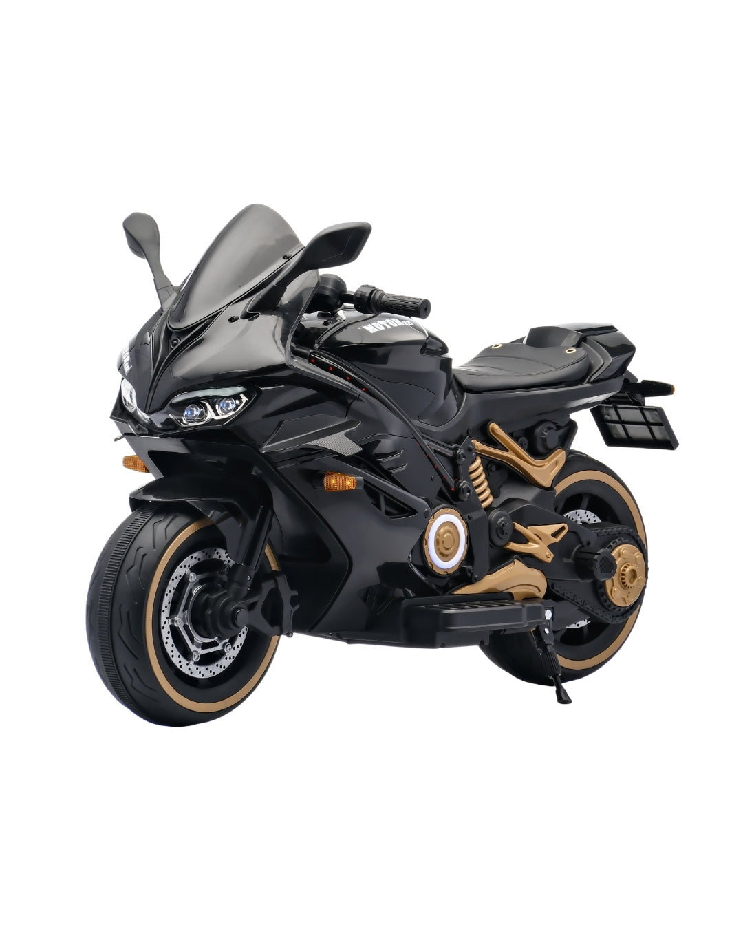 Electric Ride-On Motorcycle - Black