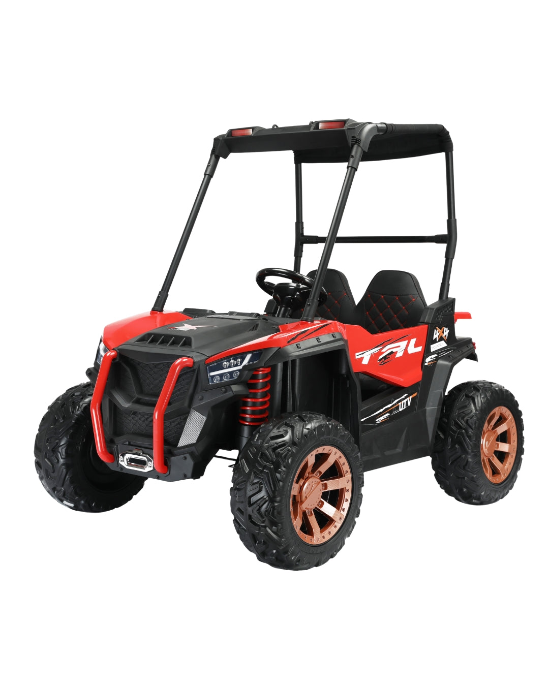 2-Seater Electric UTV Buggy - Red