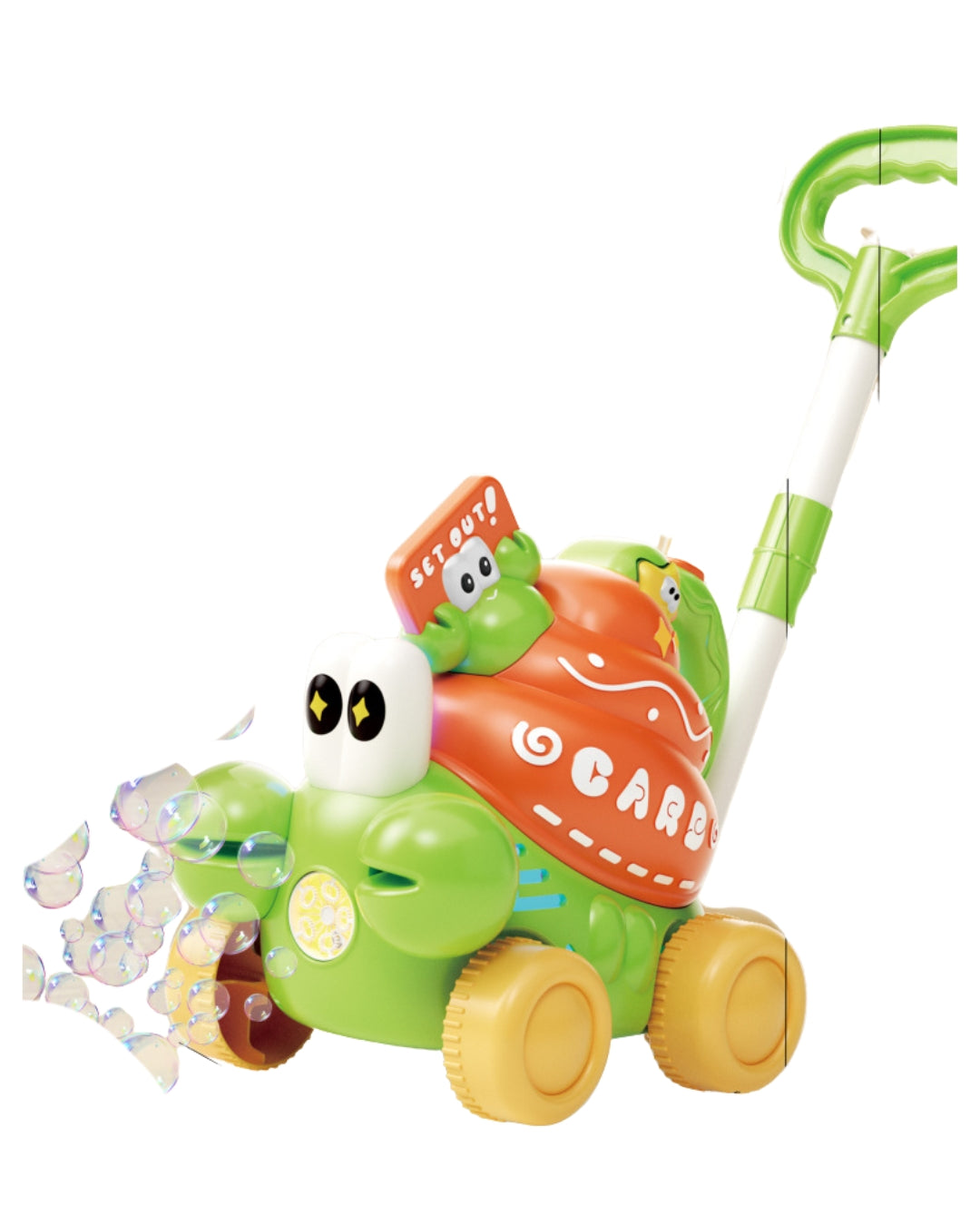 Electric Bubble Machine Push Toy
