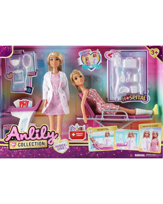 Anlily Hospital Bed Playset