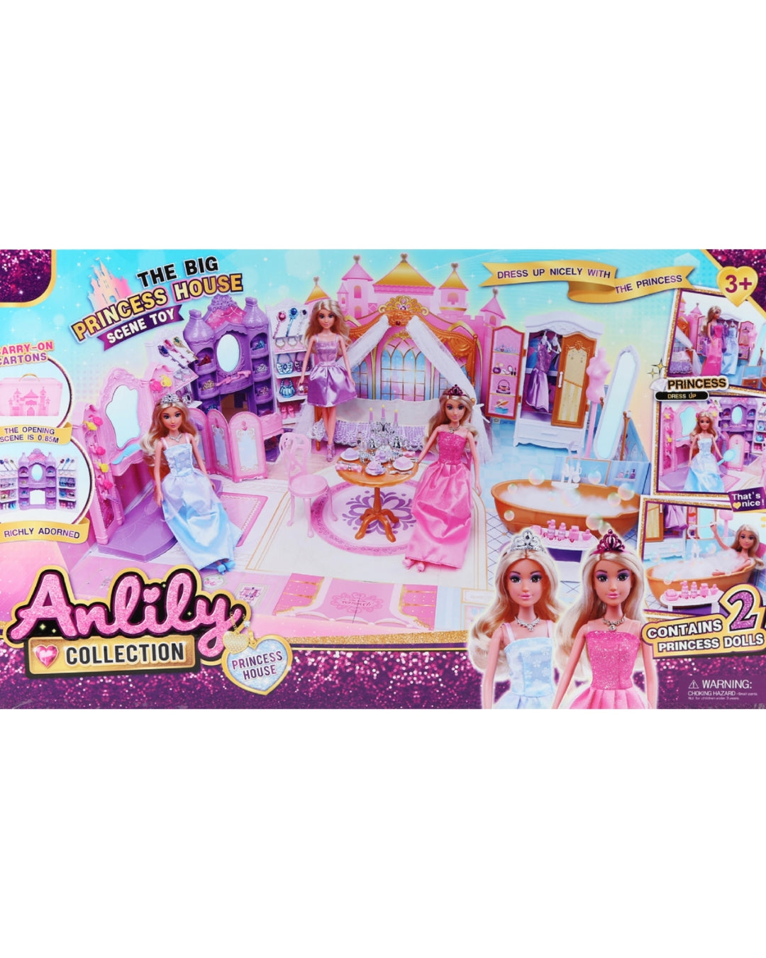 Anlily “The Big Princess House” Dollhouse Playset