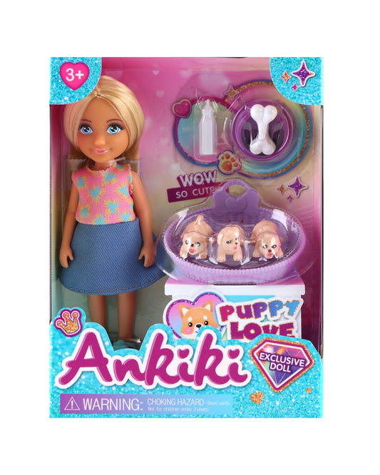 Ankiki Puppy Love Doll Playset