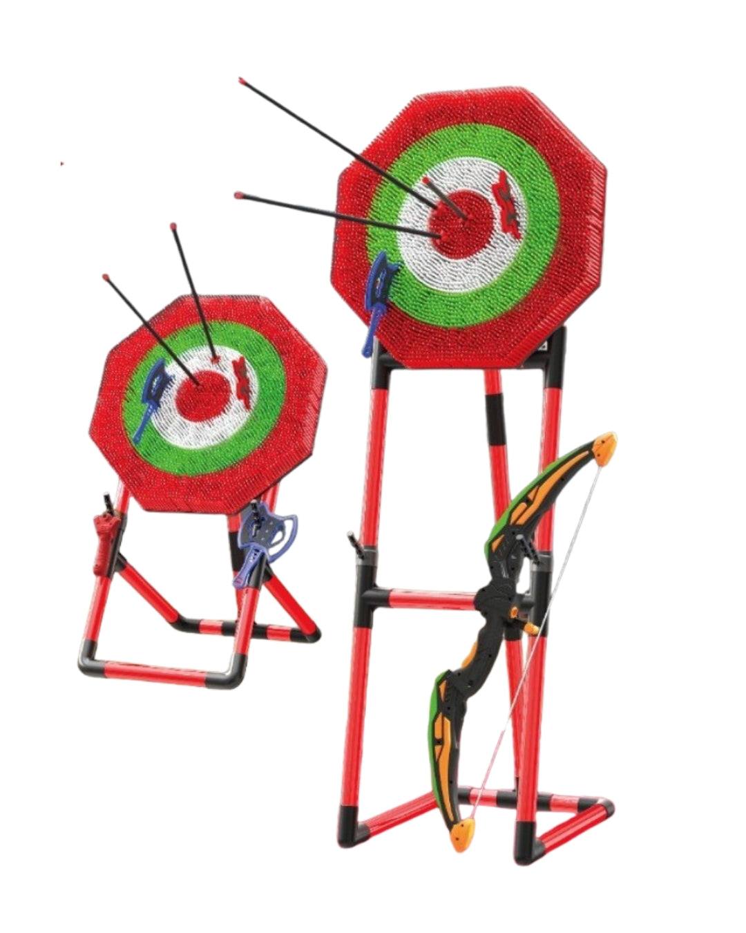 Light-Up Bow & Arrow and Axe Target Game Set