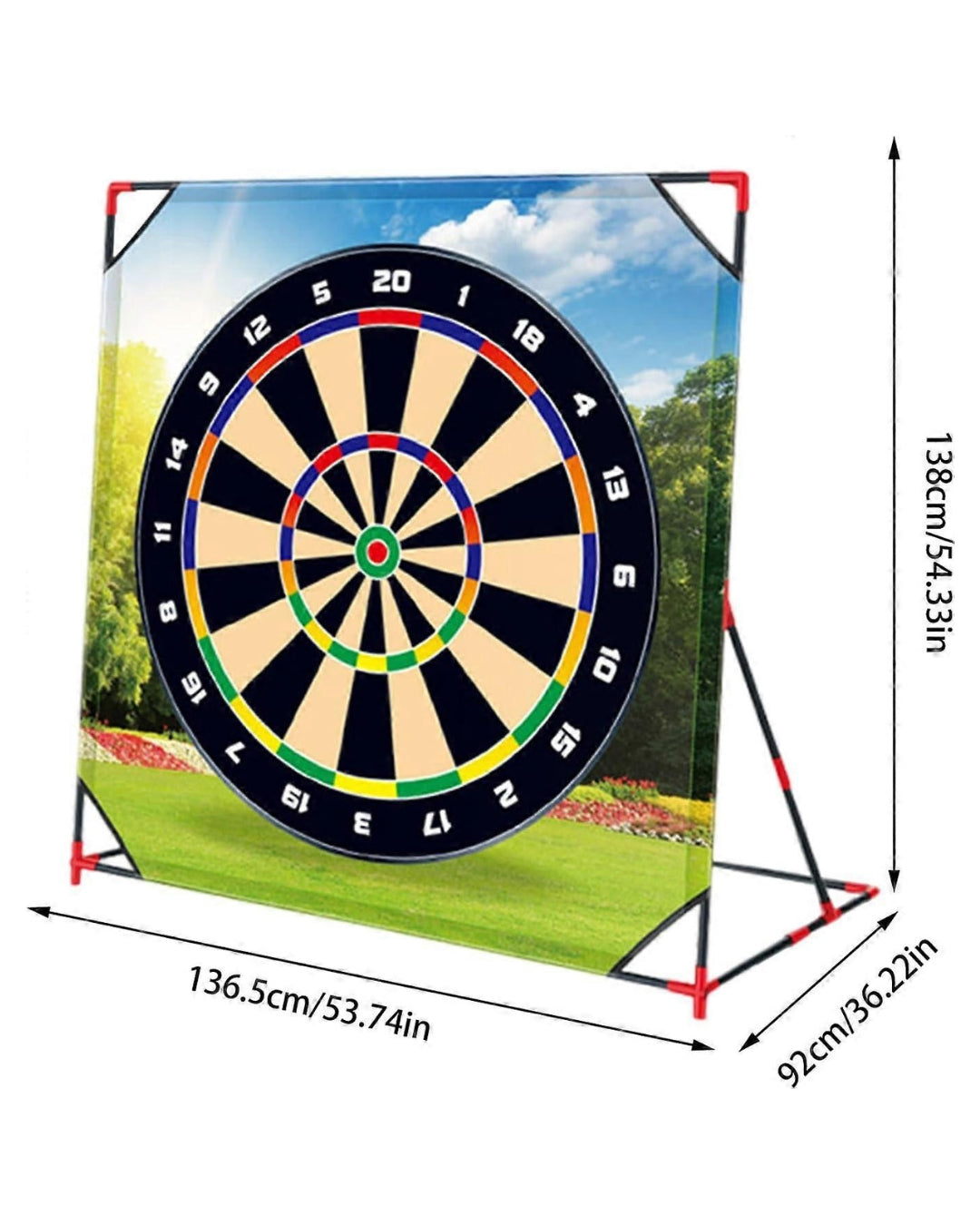 Golf Chipping & Dart Board Game Set