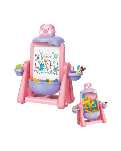 Drawing Board & Activity Easel (Pink)