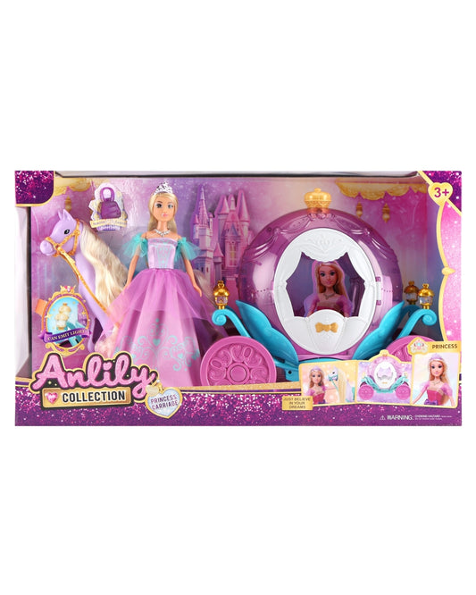 Anlily Princess Carriage Playset
