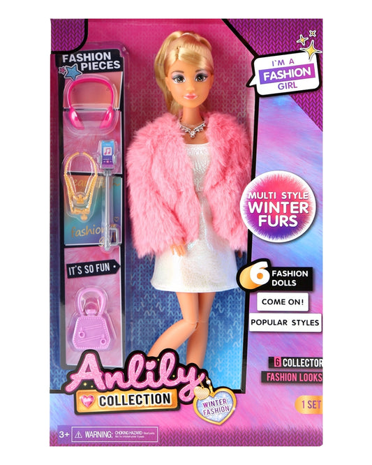Anlily Winter Fashion Doll Set