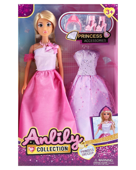 Anlily Princess Dress Up Doll Set
