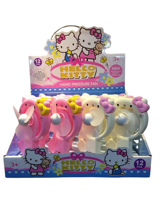 Hello Kitty Hand Press Fan (Assorted)
