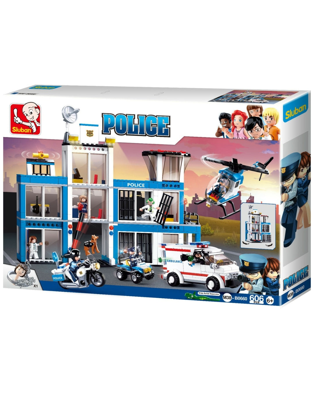 Police Headquarters Building Block Set