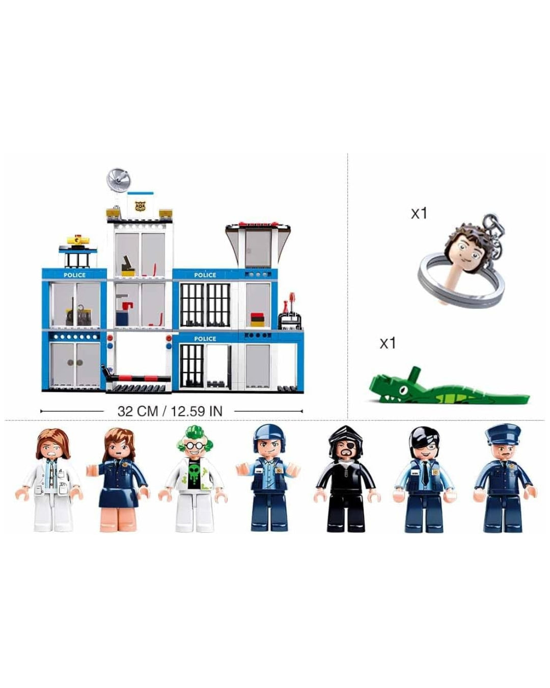 Police Headquarters Building Block Set