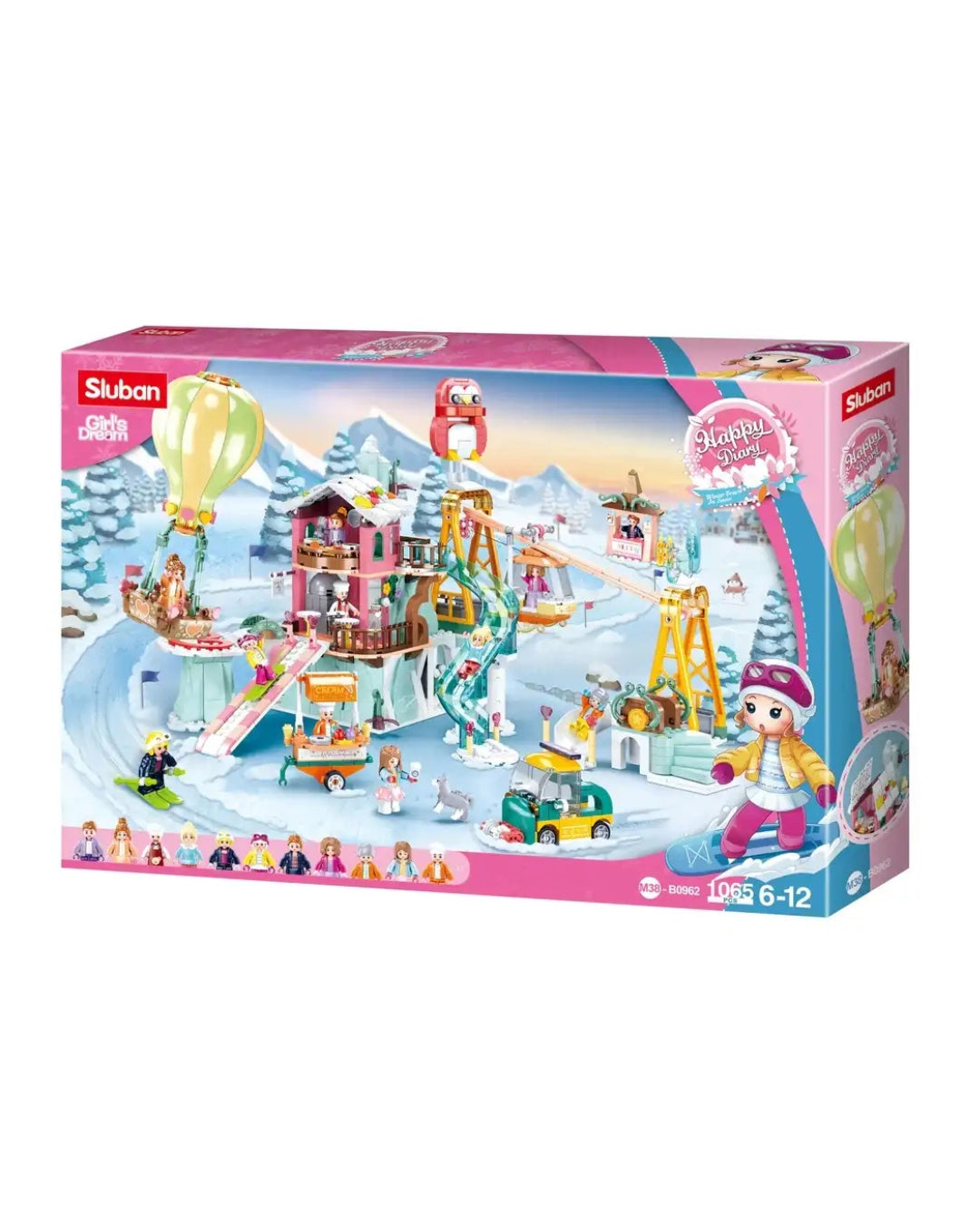 Sluban Winter Ski Field Set