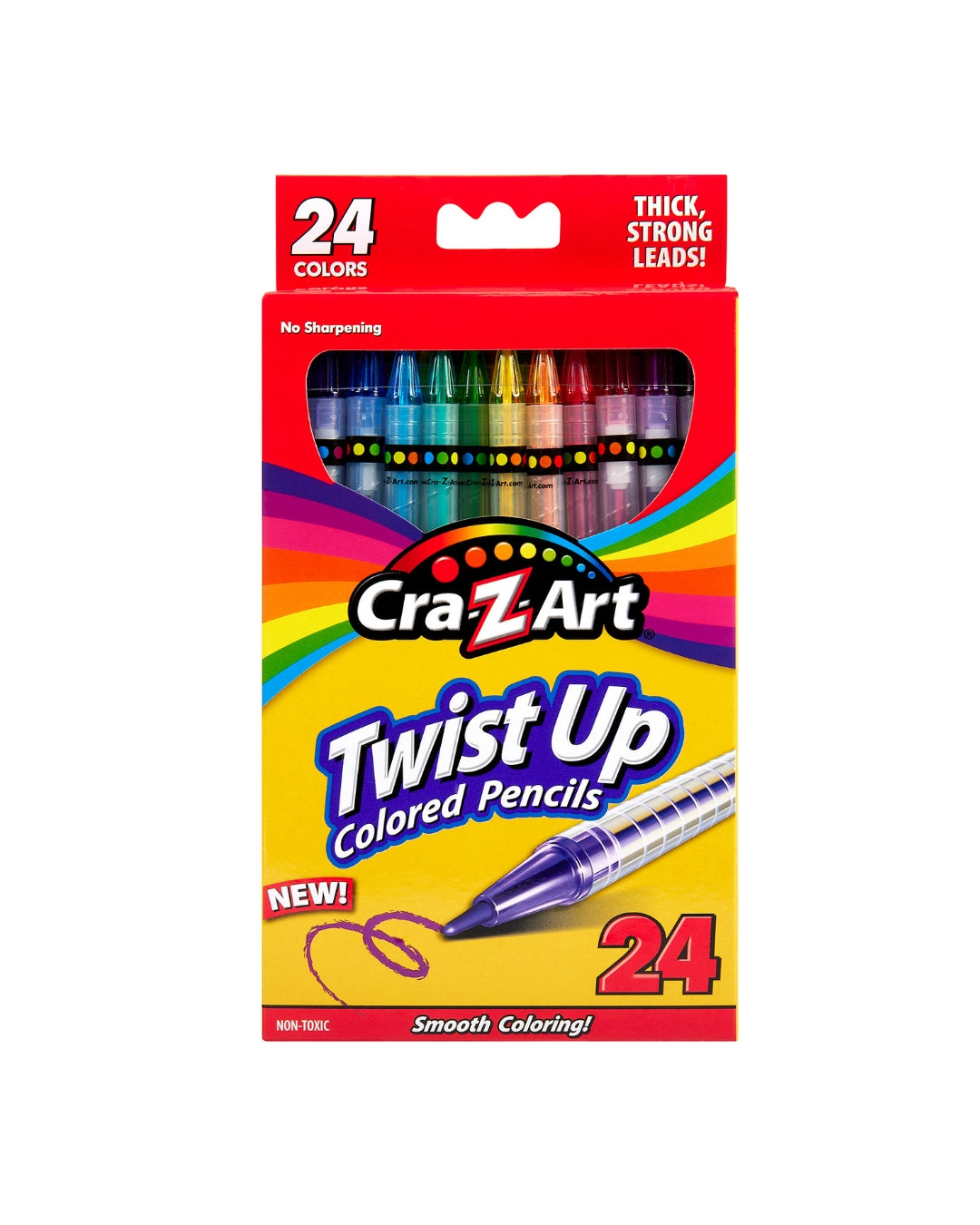 Crazart Twist Up Colored Pencils
