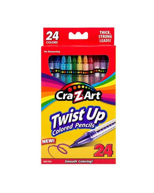 Crazart Twist Up Colored Pencils