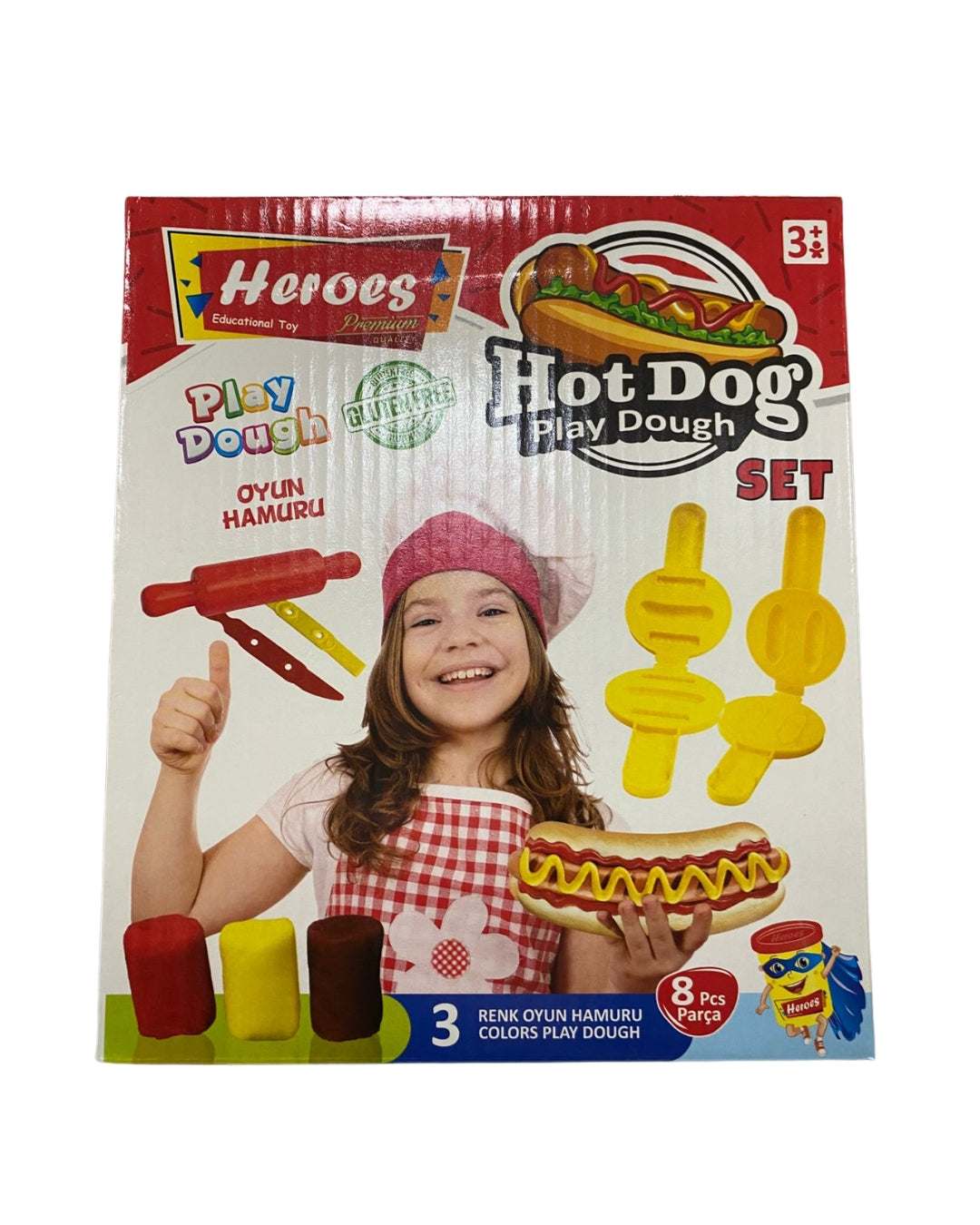 Play Dough Hot Dog Set