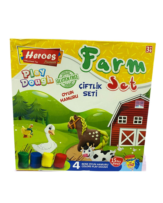 Farm Set Play Dough Kit