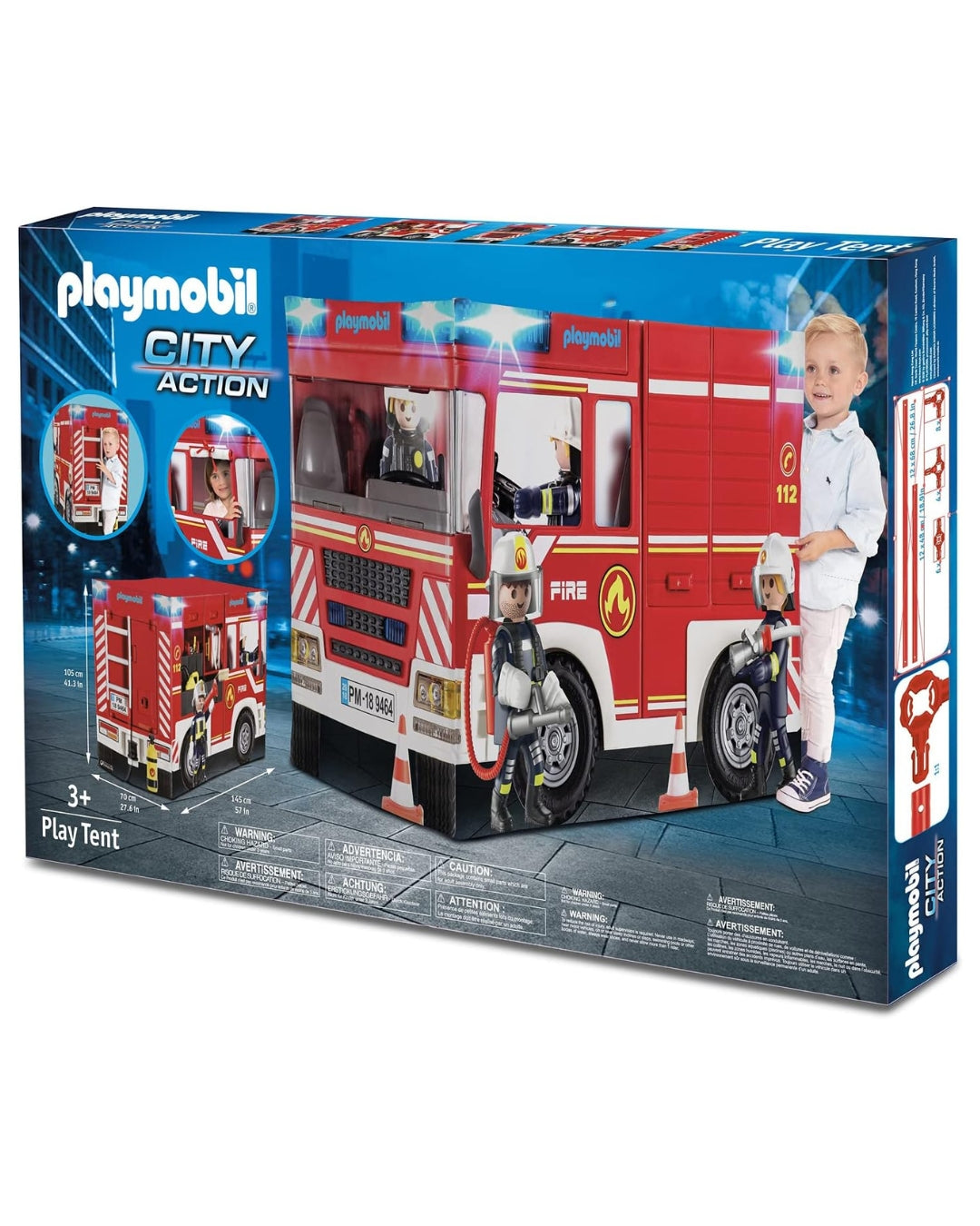 Playmobil City Action Fire Truck Play Tent