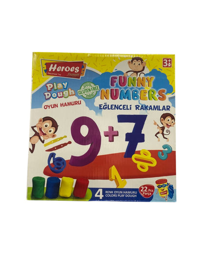 Funny Numbers Play Dough Set