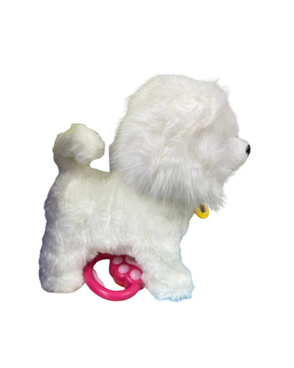 Interactive Plush Dog Toy