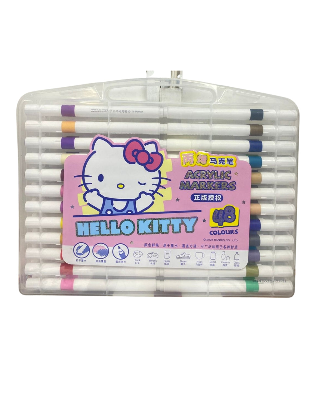 Hello Kitty Acrylic Marker Set