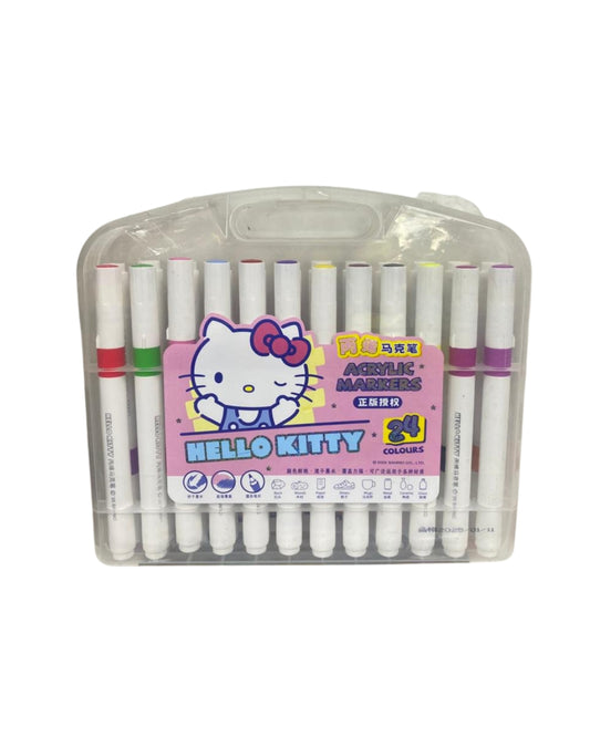 Hello Kitty Acrylic Marker Set