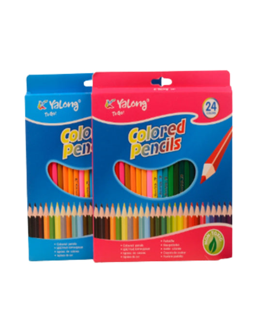 24 Color Colored Pencils Set (Assorted)