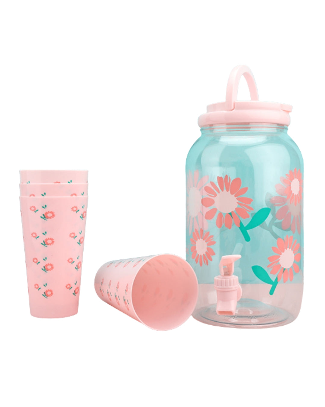 Flower Cold Water Bucket Set