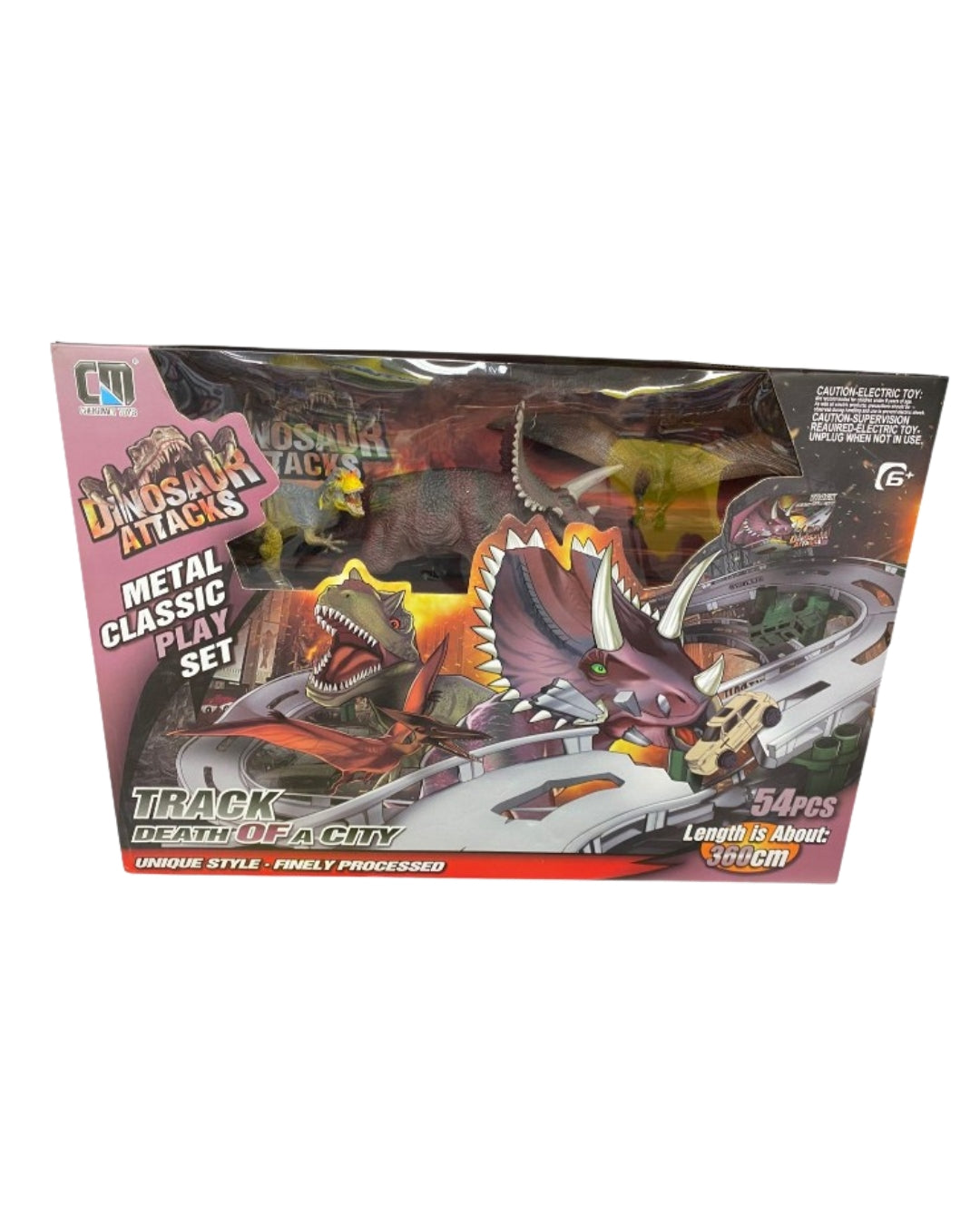 Dino Race Track Set