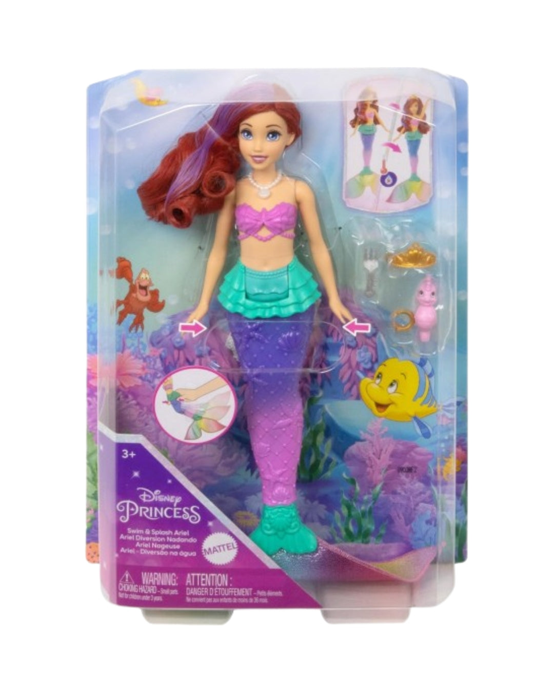 Ariel Swim & Splash Doll