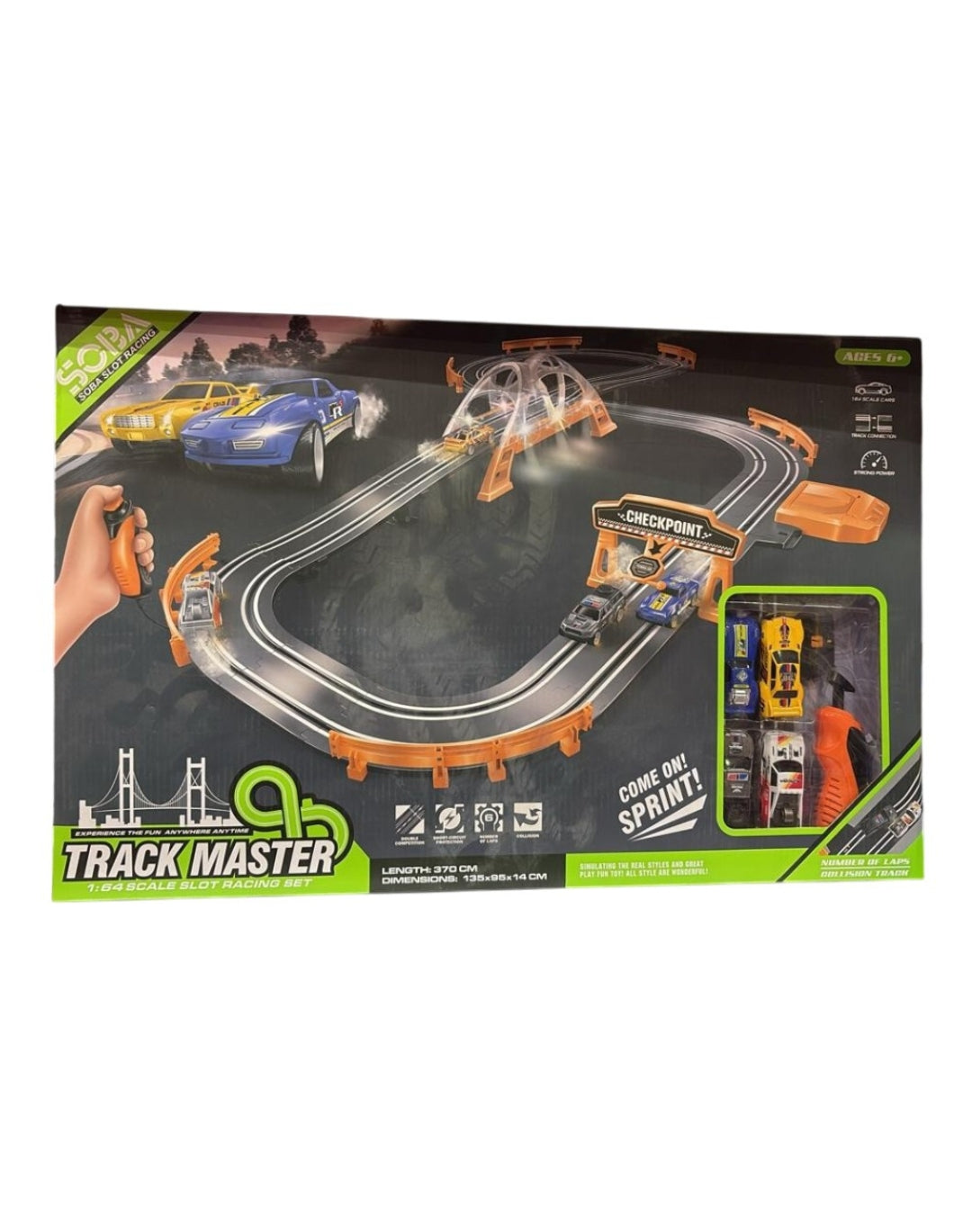 Track Master Slot Racing Set