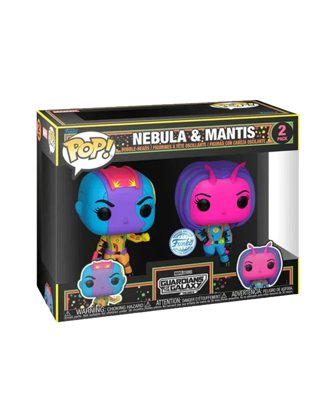 Marvel Blacklight Funko Pop! 2-Pack