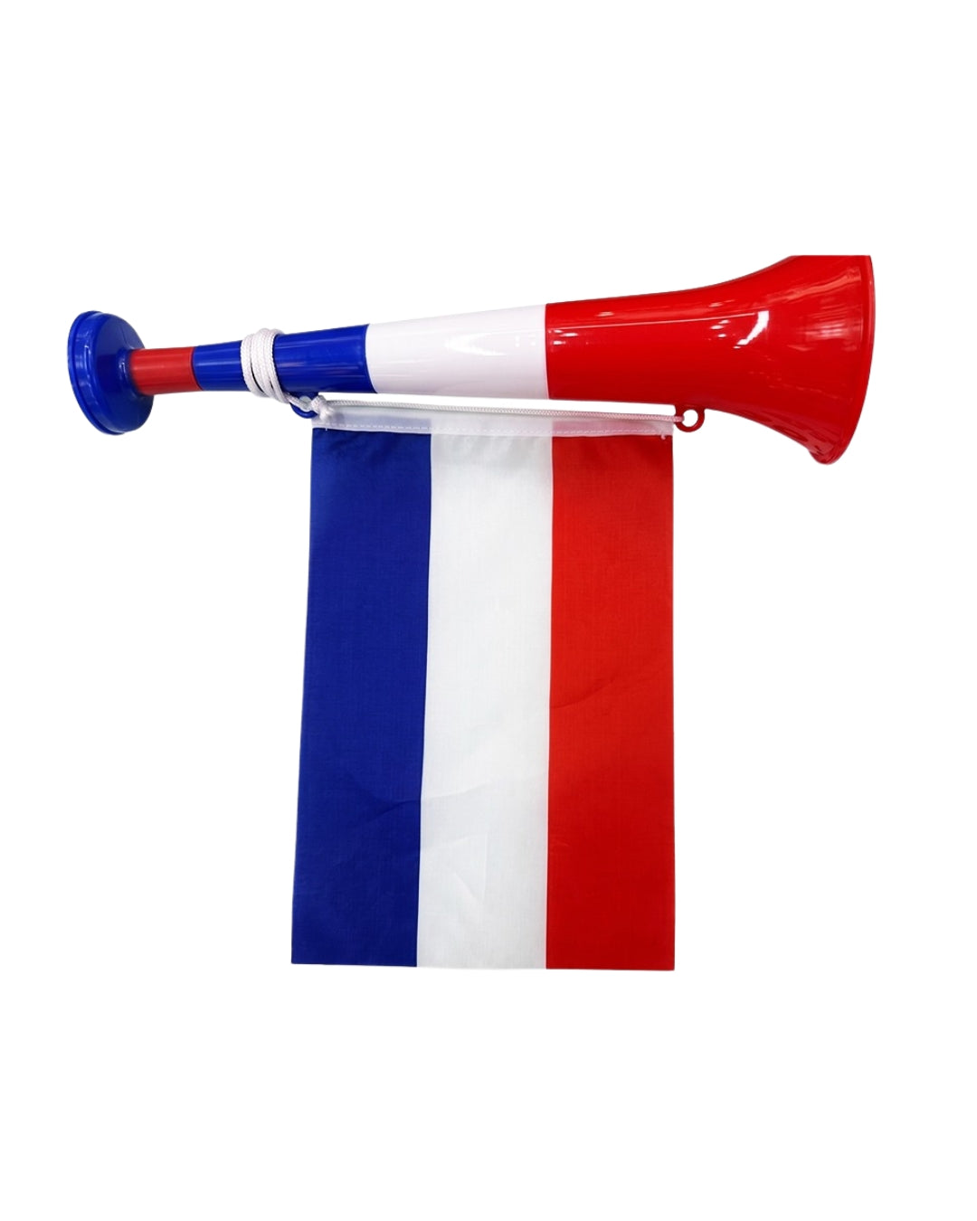 France Supporter Horn with Flag
