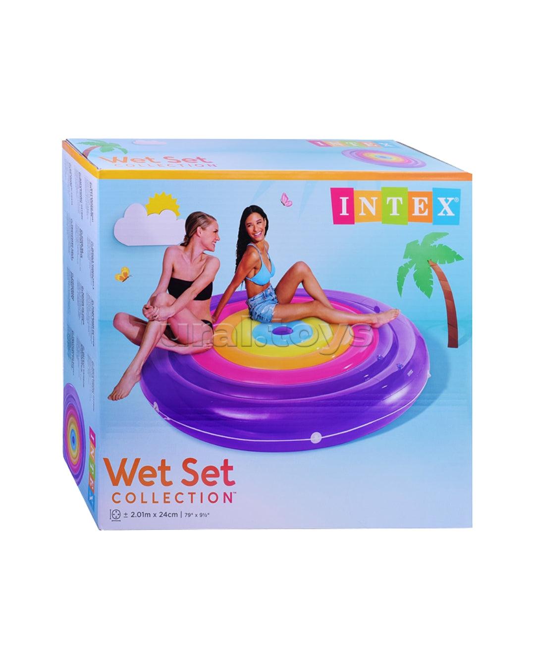 Intex Rainbow Fiesta Island Pool Float