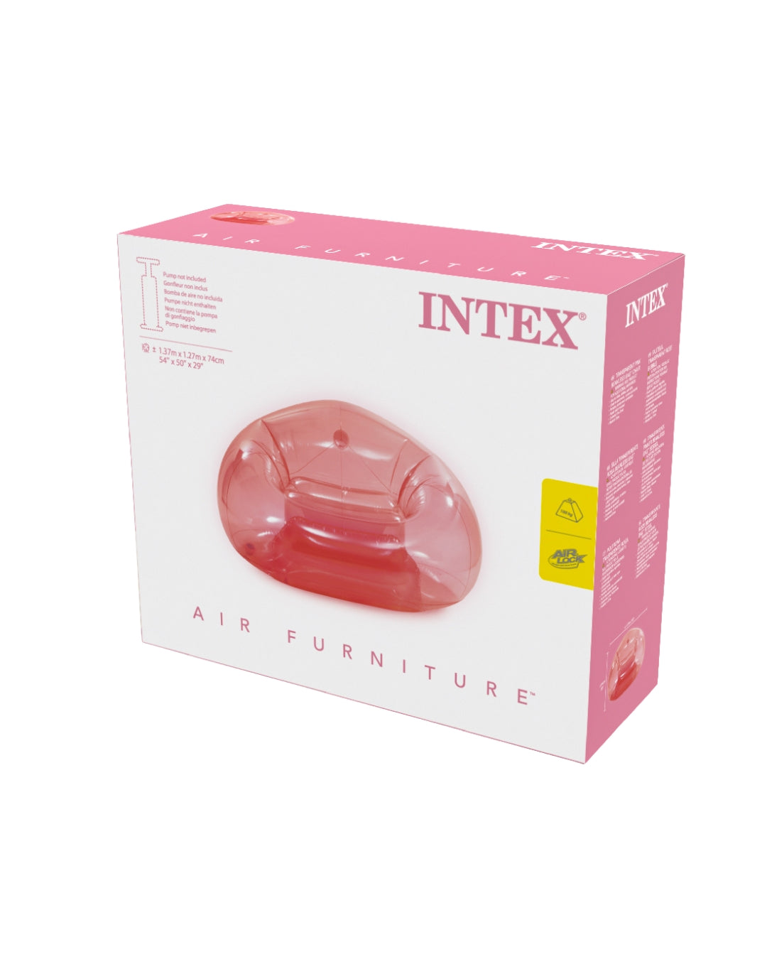 Intex Pink Inflatable Lounge Chair