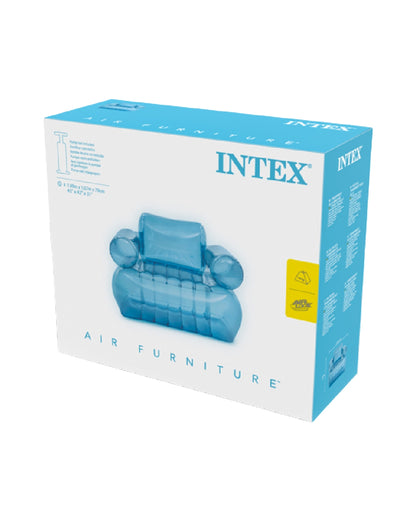 Intex Transparent Blue Armchair
