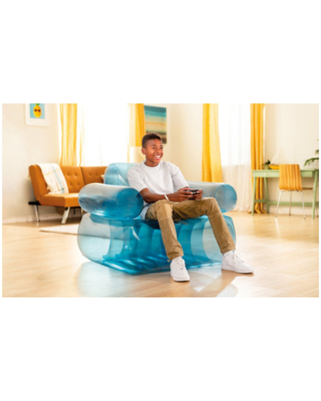 Intex Transparent Blue Armchair