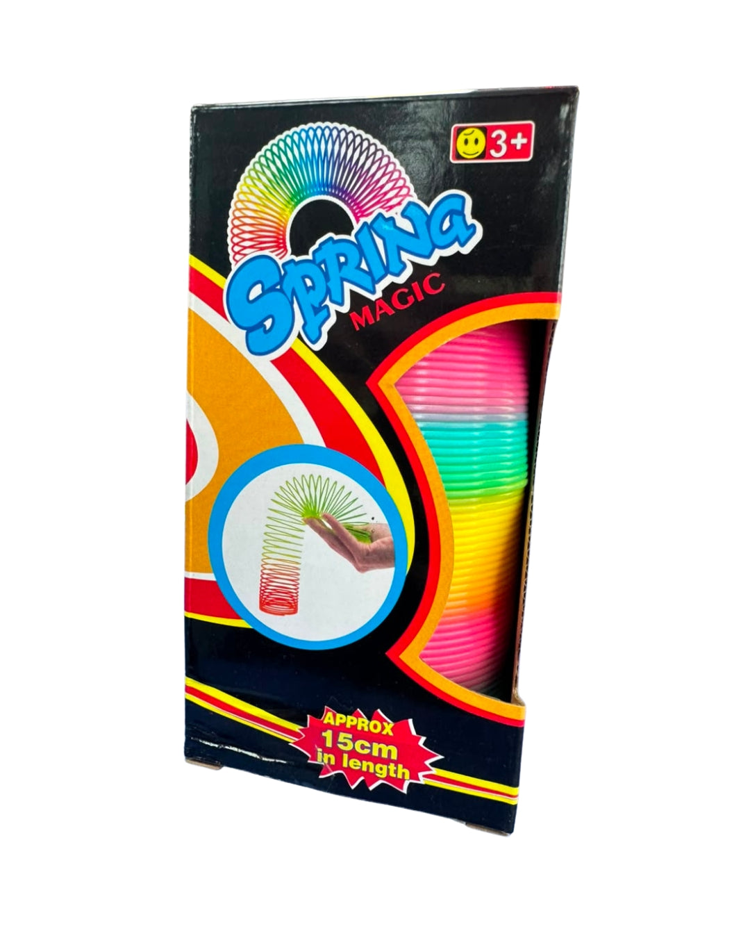 Rainbow Spring Toy – 15cm Multi-Color