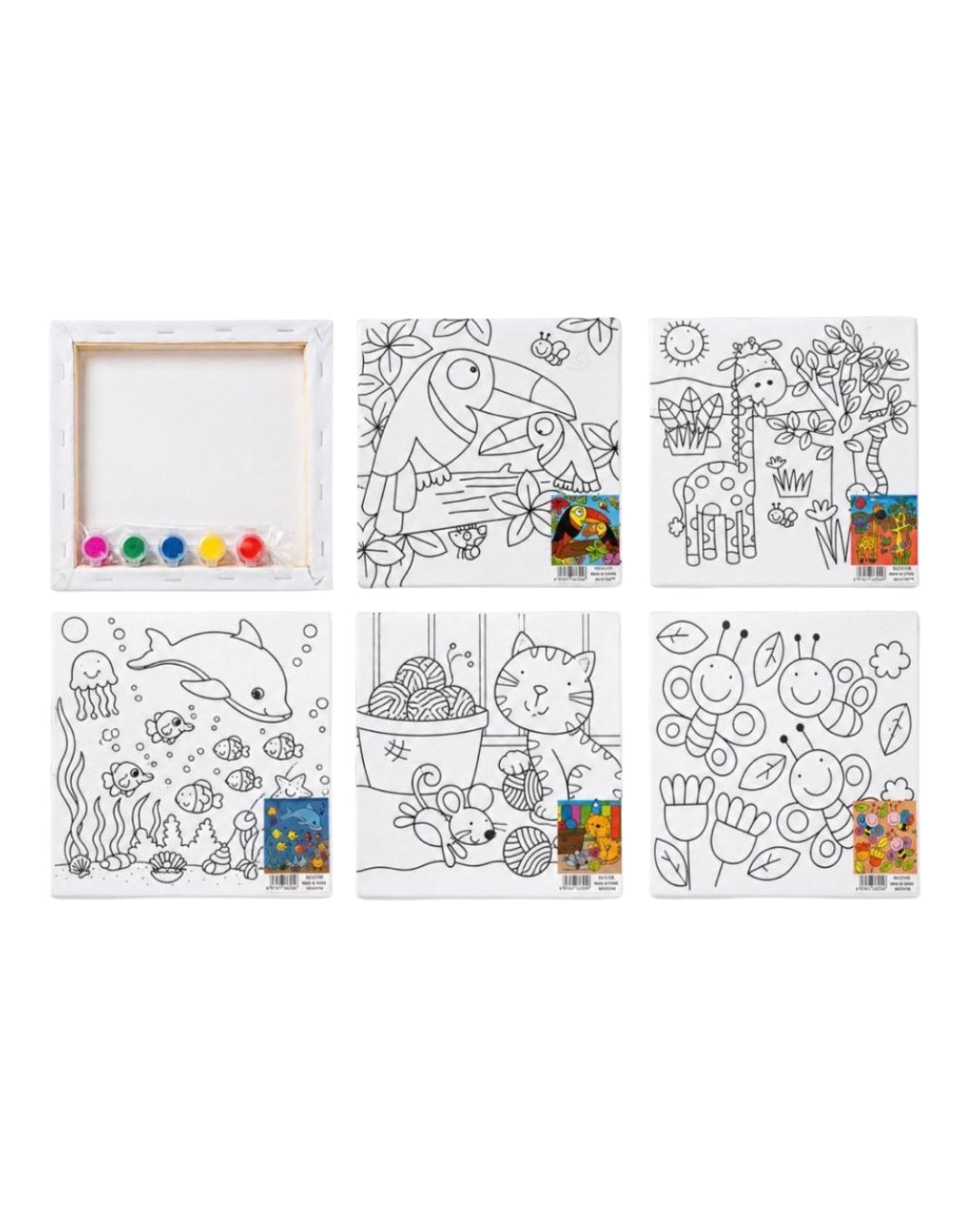 Paint by Numbers Canvas Set