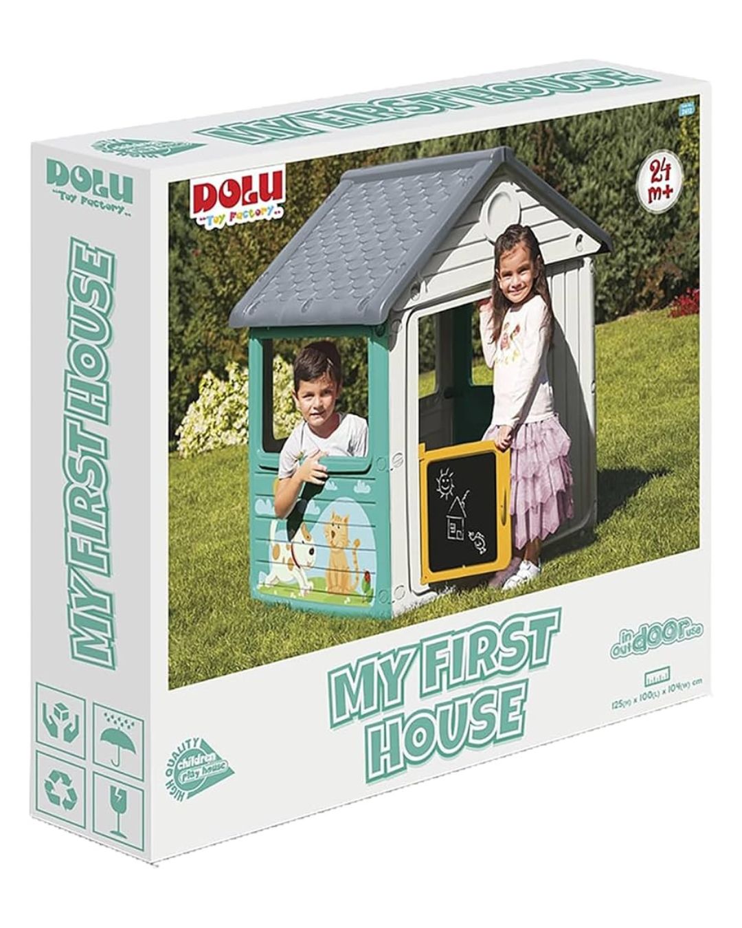 Dolu My First House Playhouse 125 x 100 x 104 cm