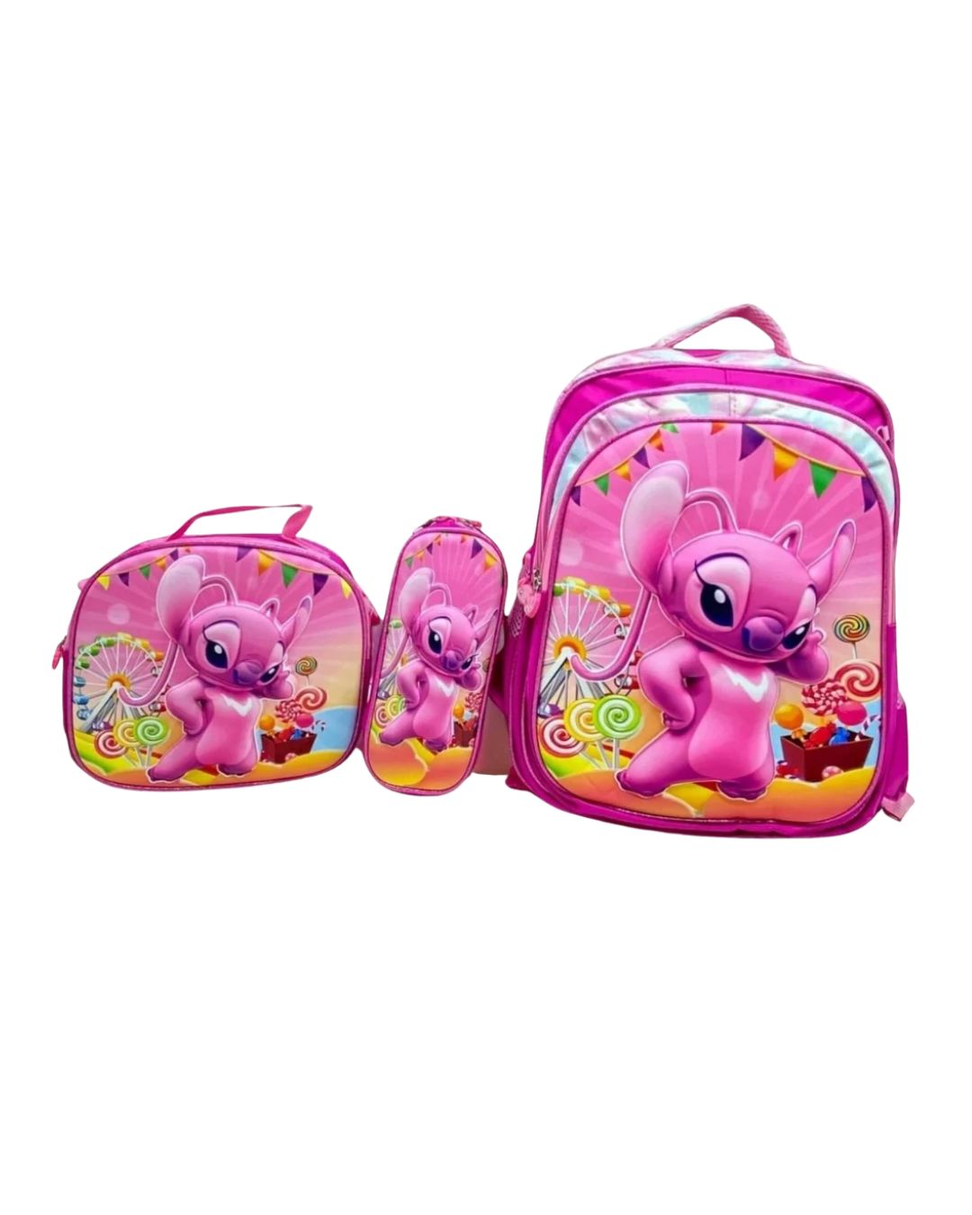 Stitch 3-Piece Backpack Set – 14 Inch