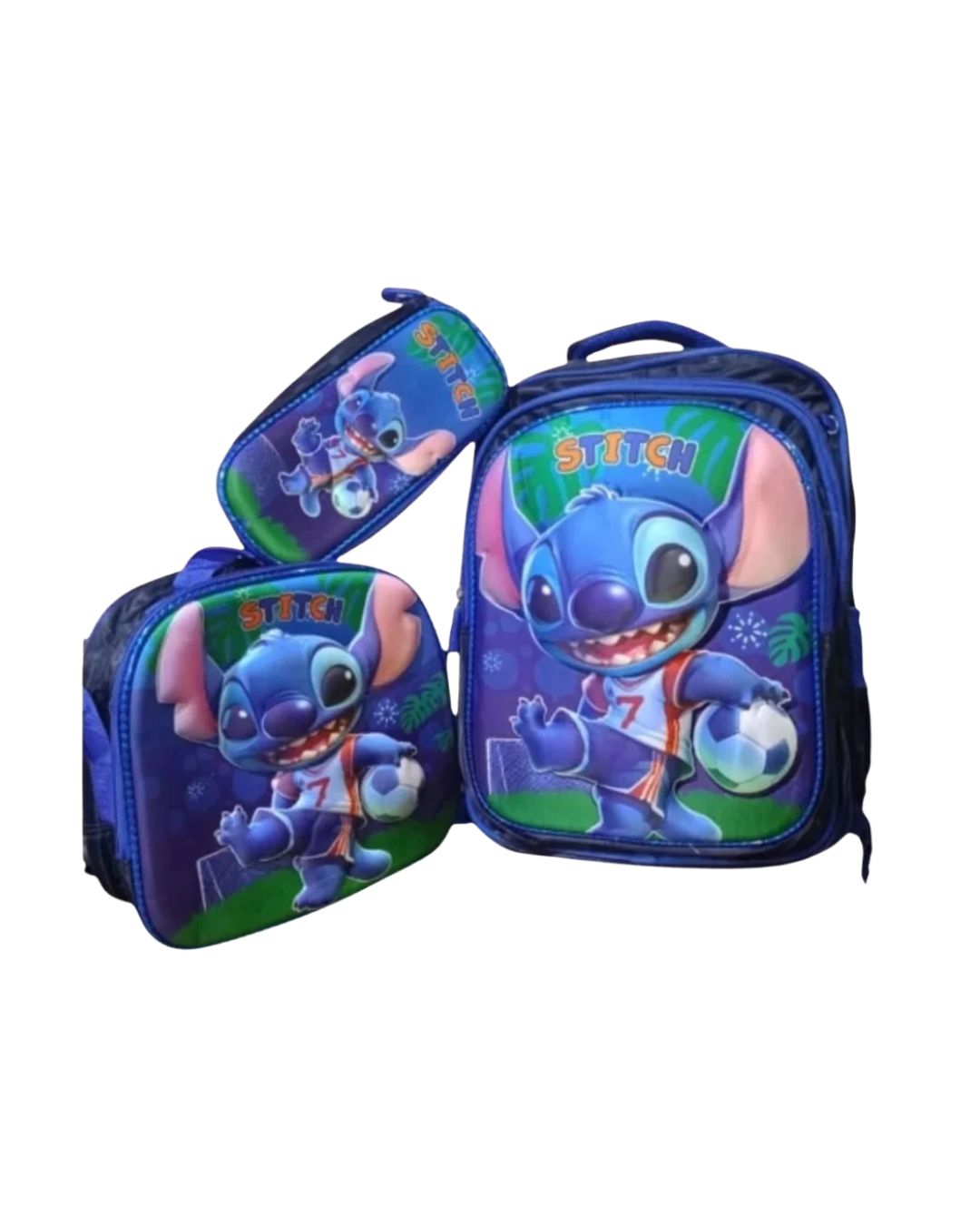 Stitch 3-Piece Backpack Set – 14 Inch