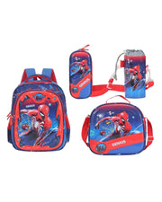 12 Inch Spiderman 5-Piece Backpack Set