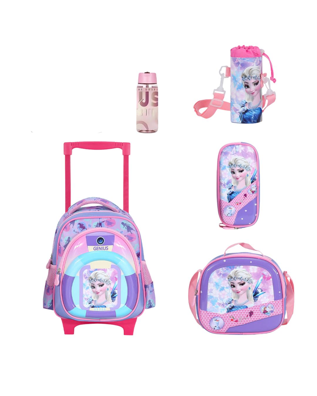 Frozen Genius 12-Inch Trolley School Set