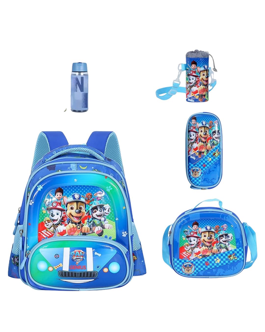 Genius 12-Inch 3D Paw Patrol School Bag